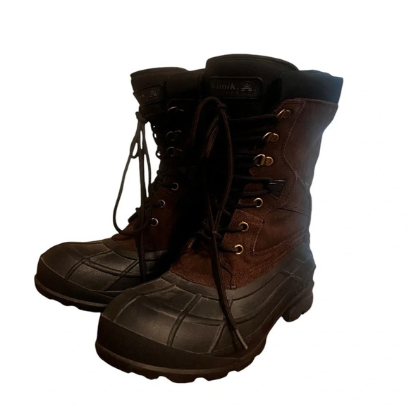 Excellent condition size 9 men’s Kamik thinsulate snow boots excellent condition - Picture 2 of 4